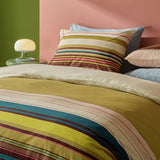 Habitat cotton stripe single bedding set, imported from the UK