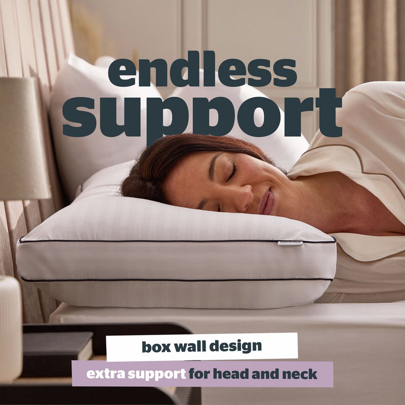 Silentnight Hotel Collection medium box pillow, UK version
