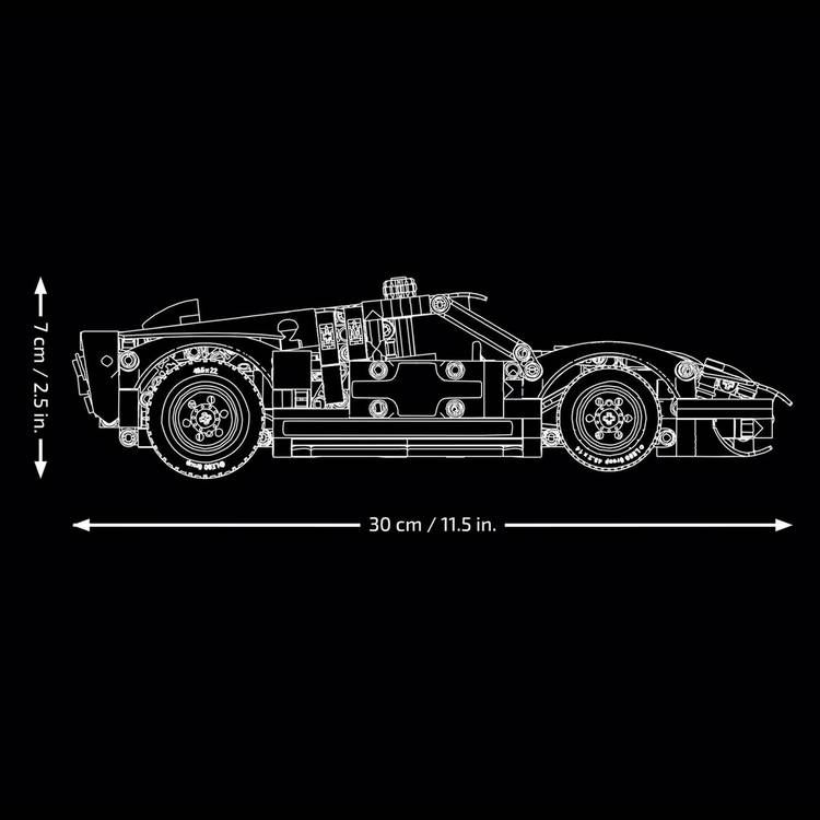 LEGO model kit Ford GT40 MKII 793 pieces, UK version