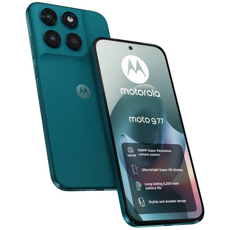 Motorola g77 5G 128GB AI mobile phone Spruce, imported from the UK
