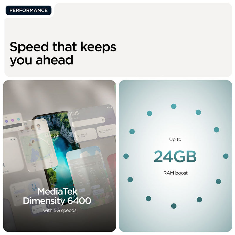 Motorola g77 5G 128GB AI mobile phone Spruce, imported from the UK