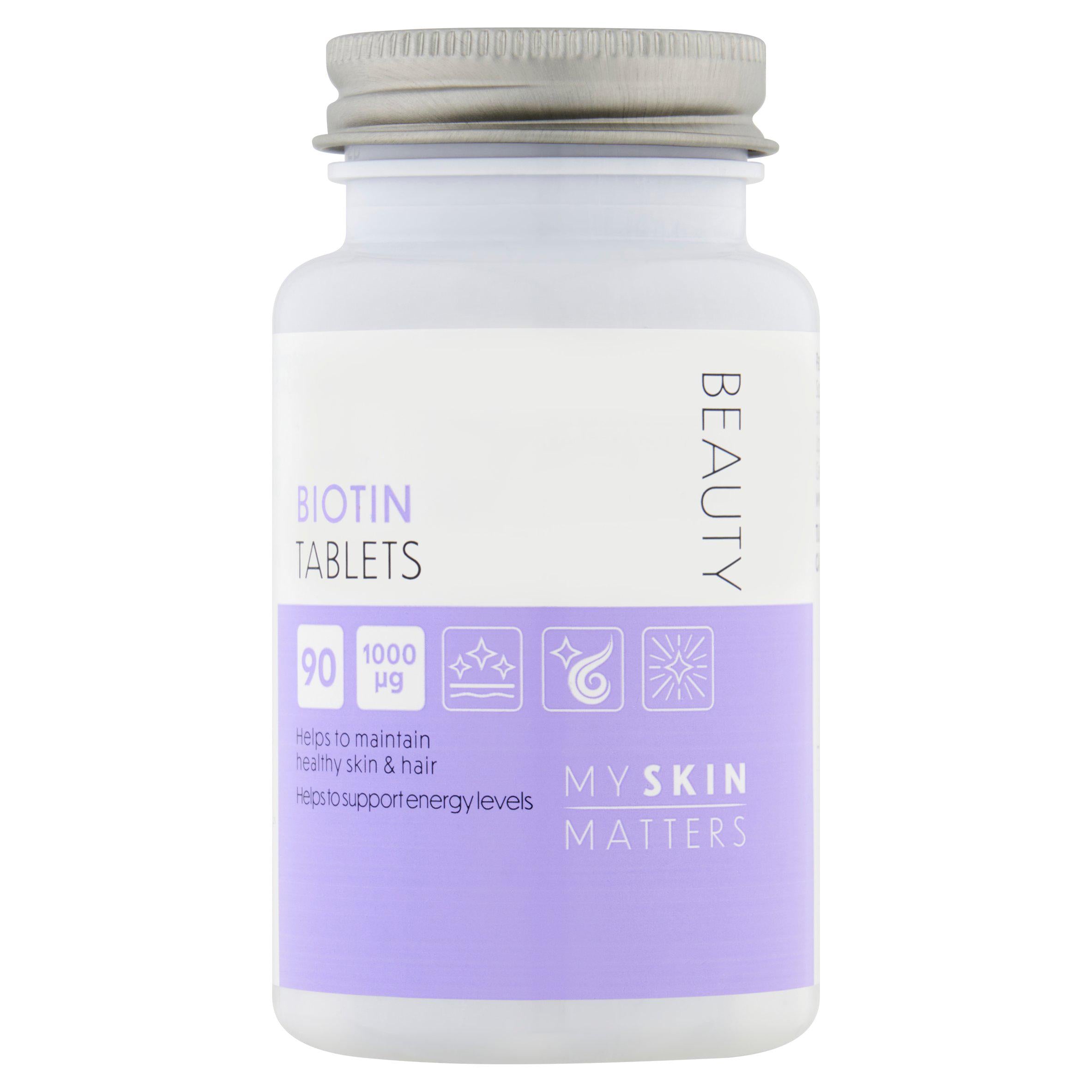 Sainsbury's Beauty Biotin Tablets 1000?g x90 - McGrocer