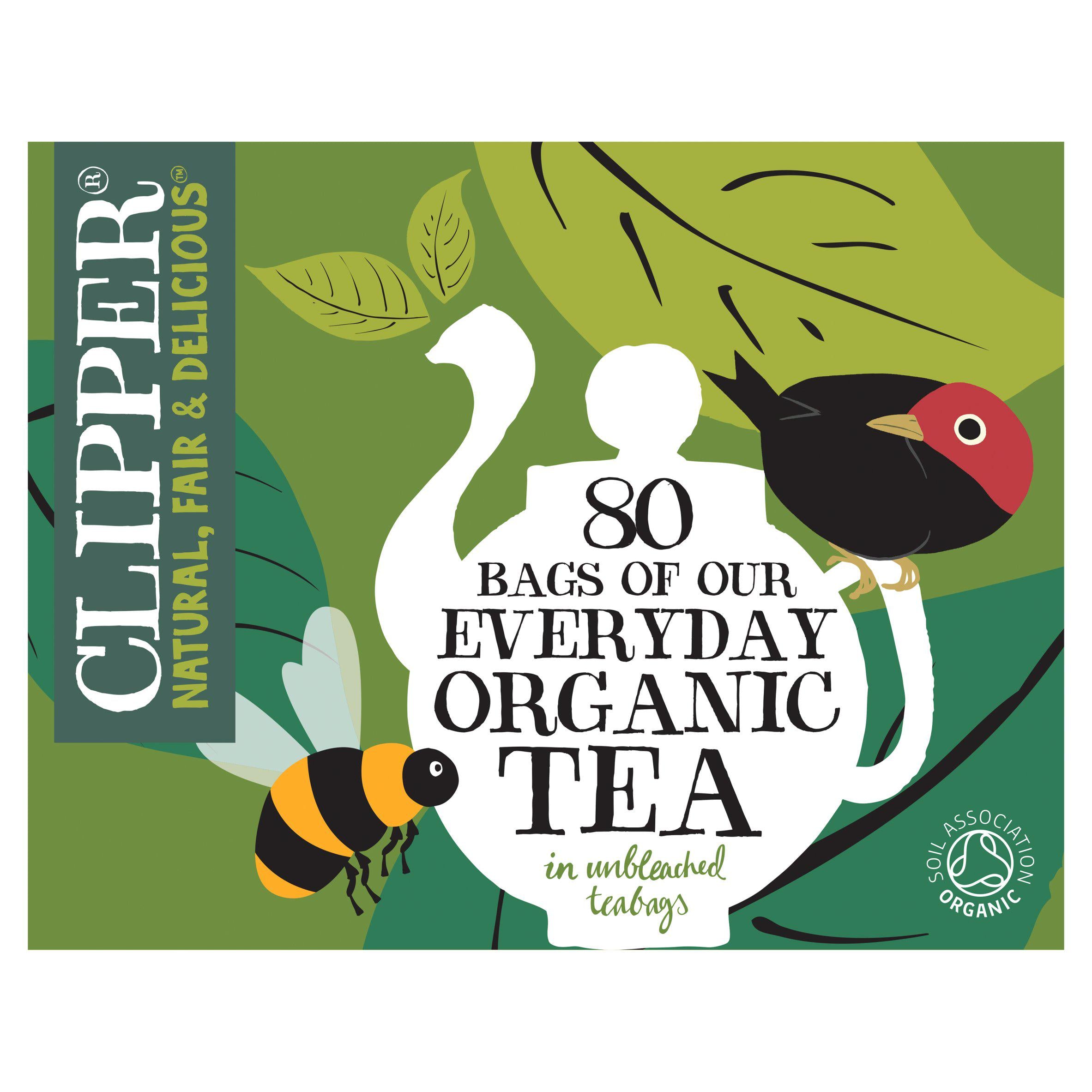 Clipper Organic Everyday Tea Bags x80 GOODS Sainsburys   