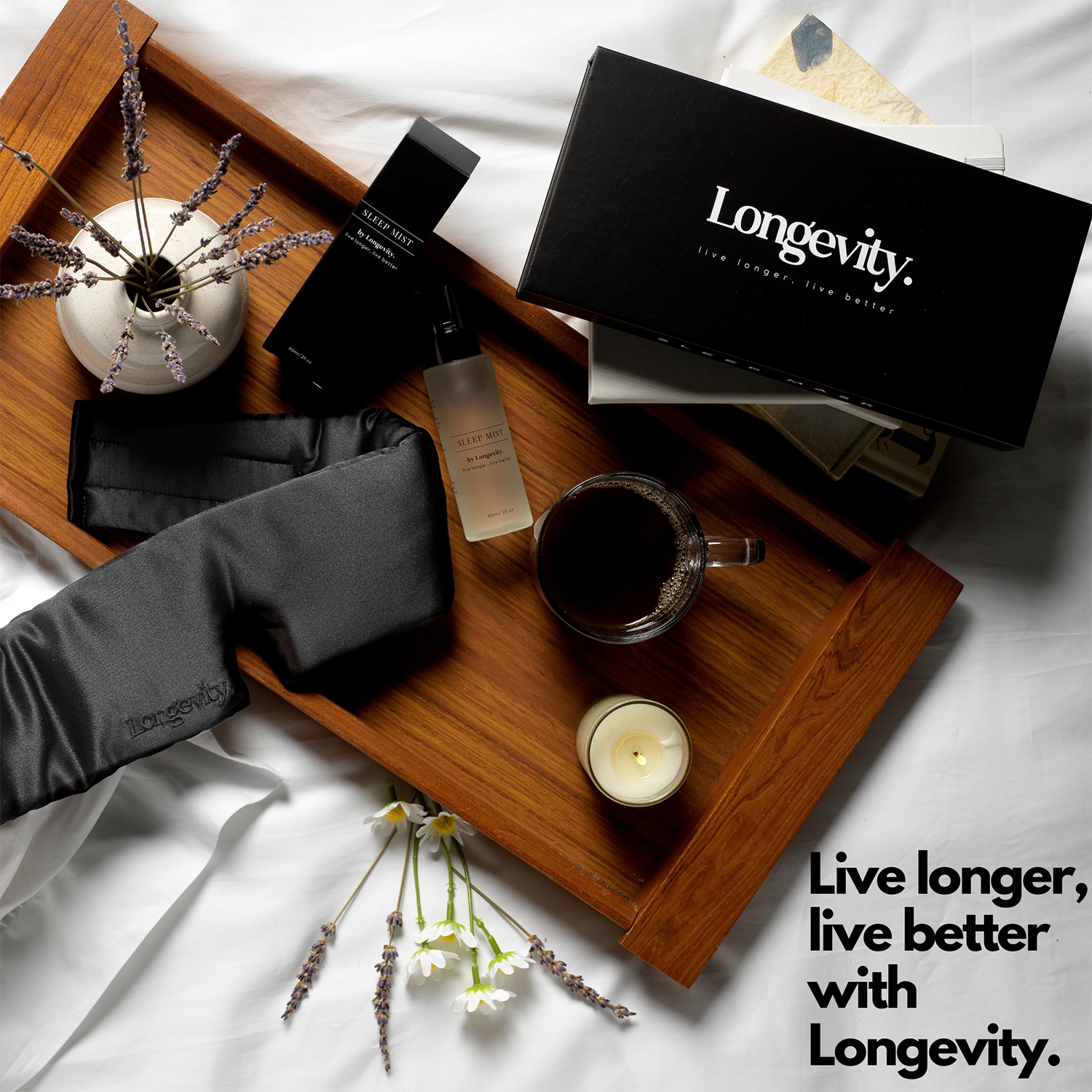 Longevity Sleep Mist pillow spray, UK version