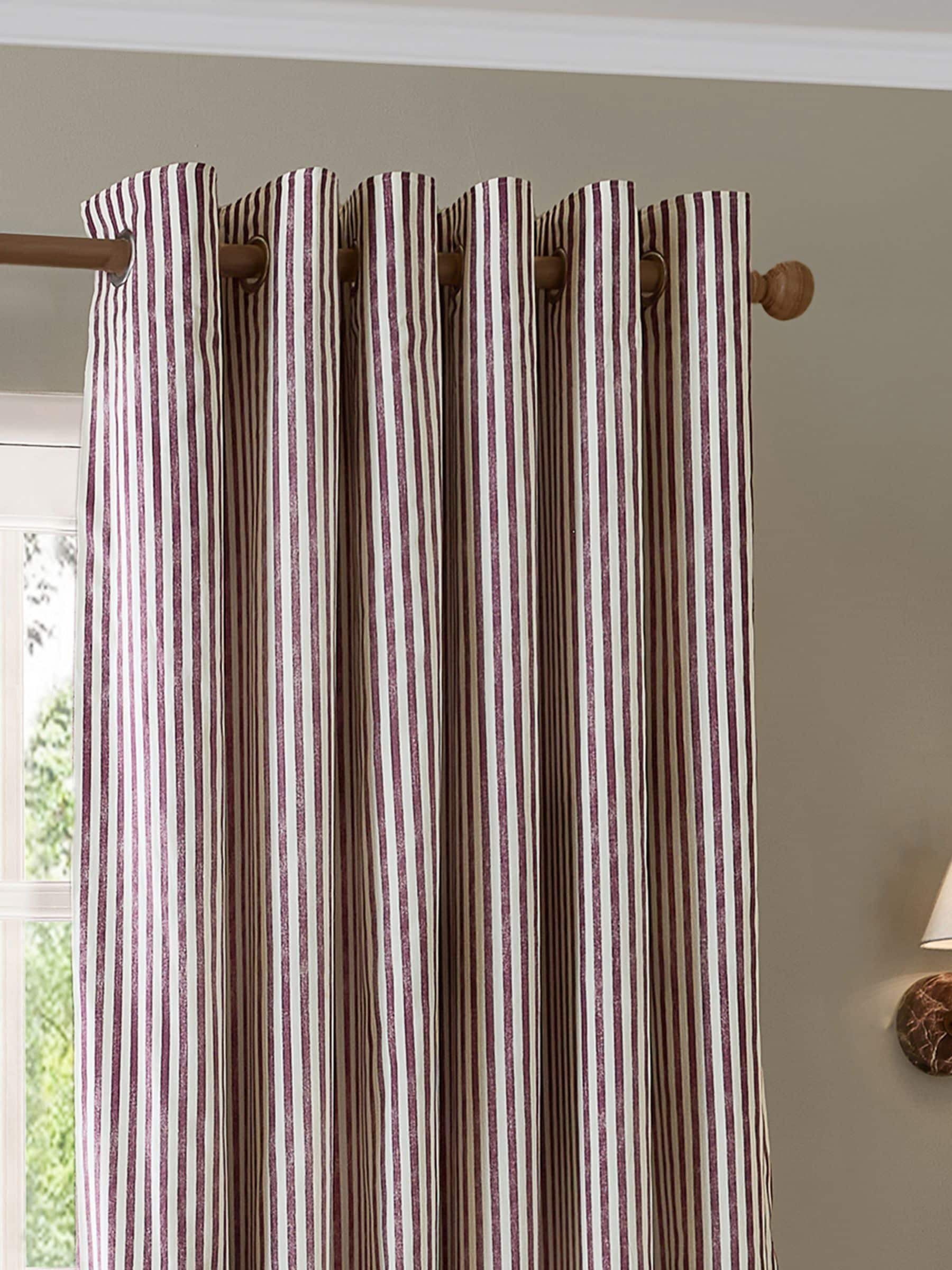 Yard Mineral Hebden Striped Blackout/Thermal Eyelet Curtains