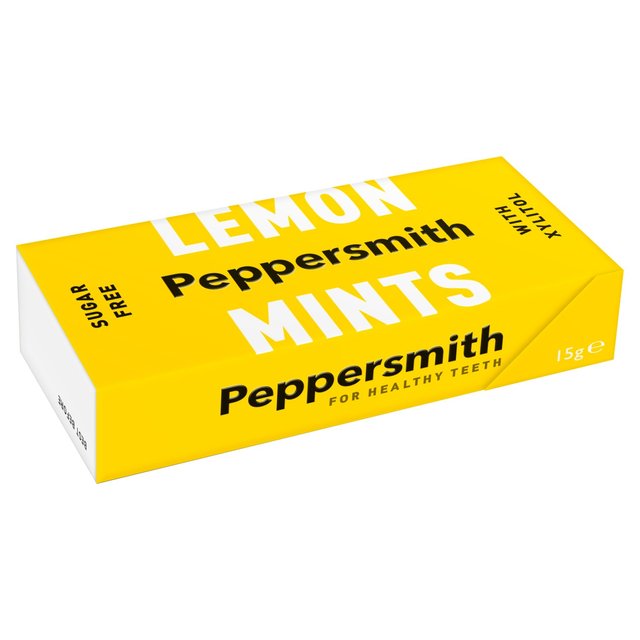 Peppersmith Sugar Free Lemon Dental Mints   15g GOODS M&S   