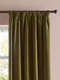 Furn Ecru Lightweight Chenille Pencil Pleat Blackout/Thermal Curtains