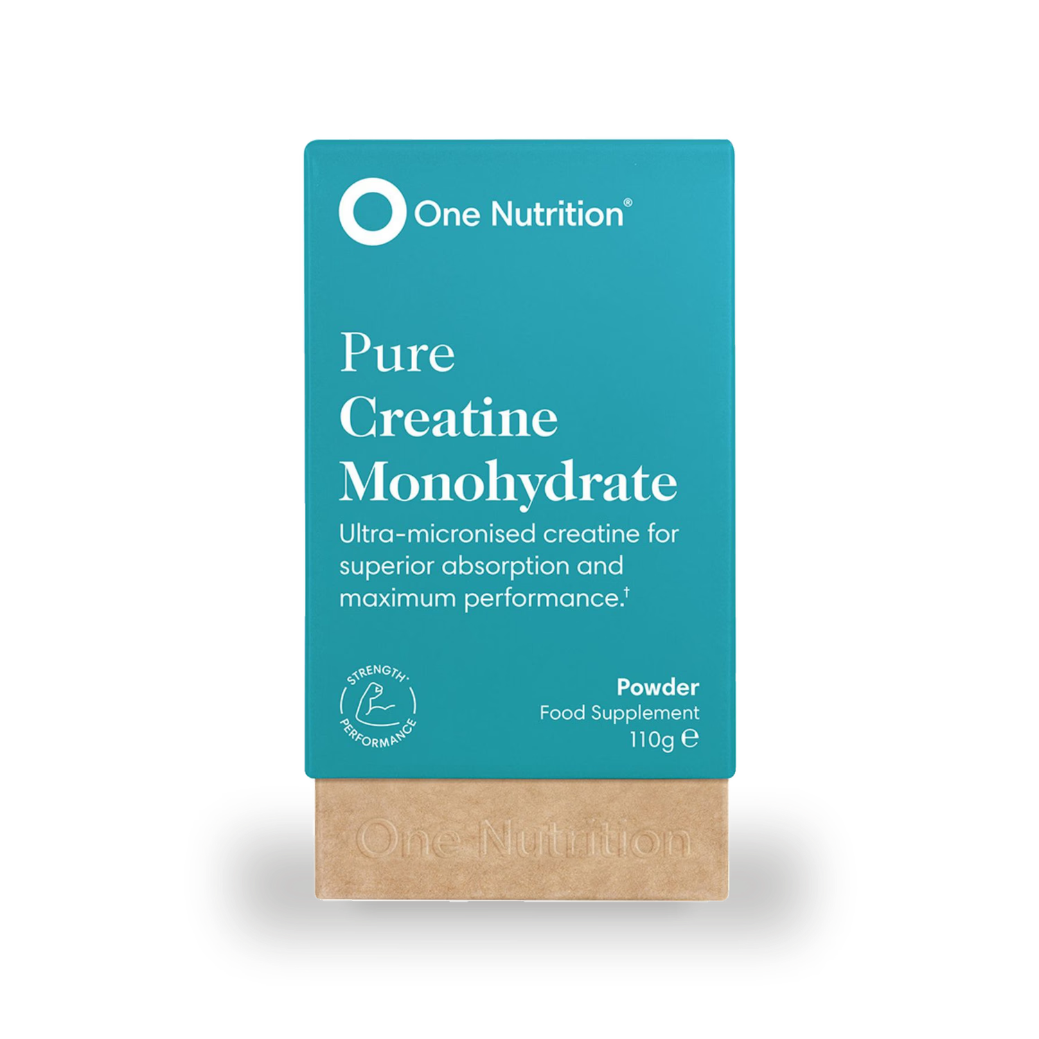 One Nutrition creatine supplement ultra-micronised powder 110g (British brand)