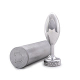 Doxy smooth aluminium butt plug, imported from the UK