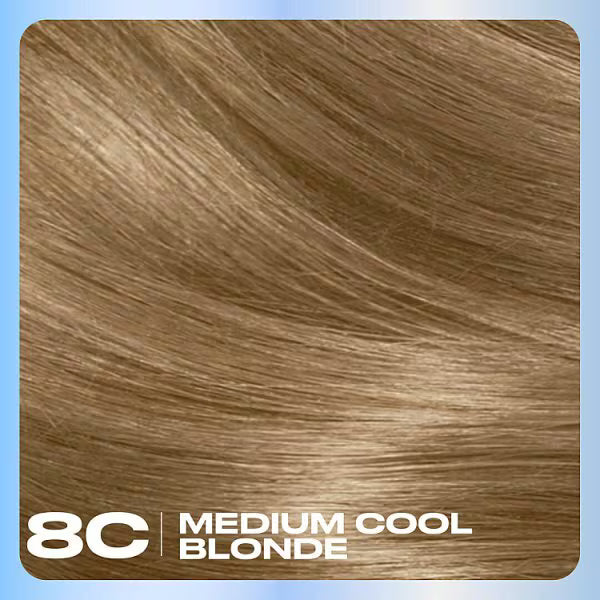 Clairol Nice'n Easy hair dye medium cool blonde, imported from the UK