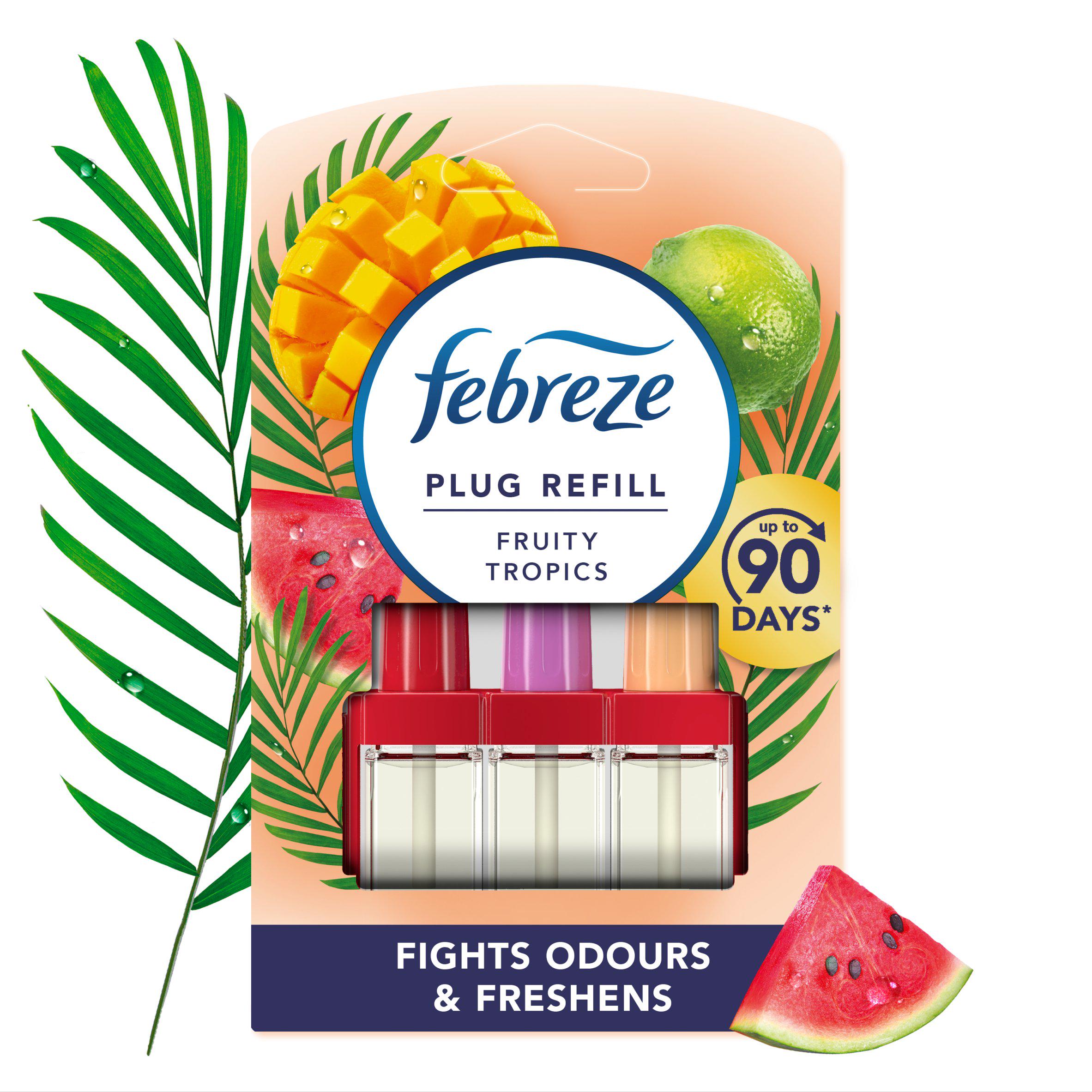 Febreze 3Volution Air Freshener Fruity Tropics Plug In Refill 20ml GOODS Sainsburys   