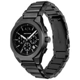 Armani Exchange Sync watch stainless steel bracelet black dial (British brand)