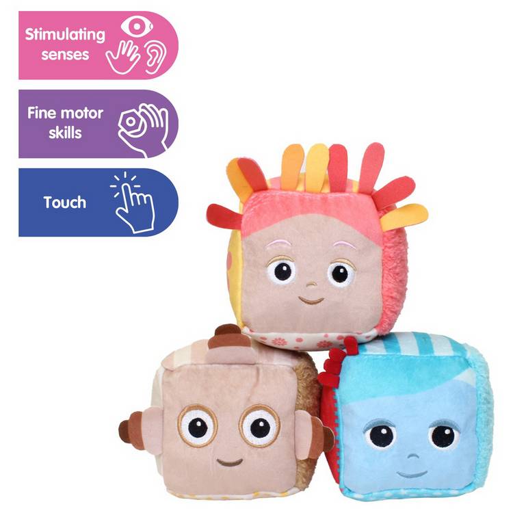 In the Night Garden sensory cubes set of 3 - British product