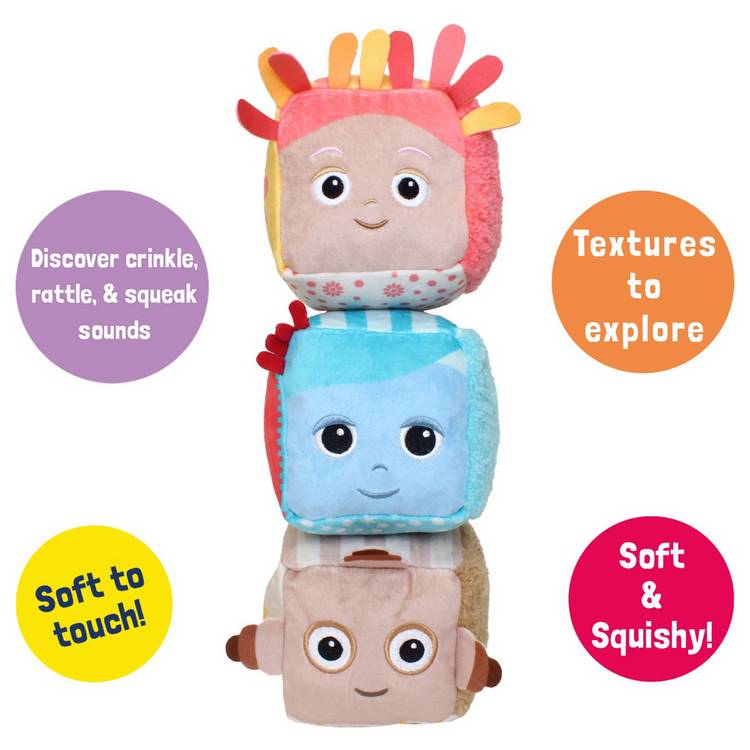 In the Night Garden sensory cubes set of 3 - British product