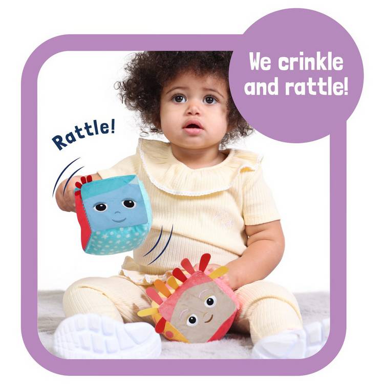 In the Night Garden sensory cubes set of 3 - British product