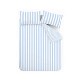 Sassy B stripe tease blue bedding set single (British brand)