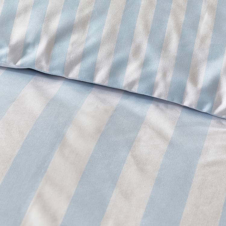 Sassy B stripe tease blue bedding set single (British brand)