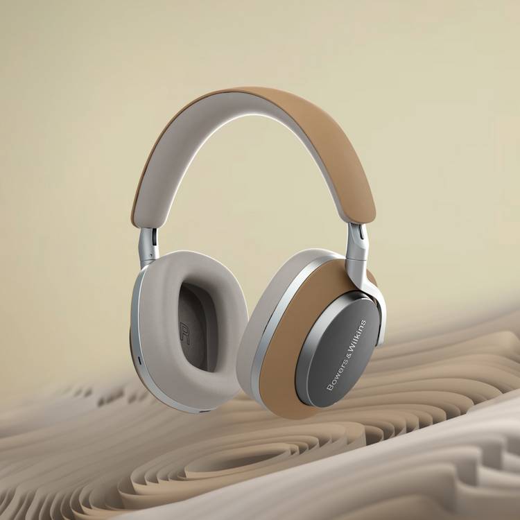 Bowers & Wilkins Px8 over-ear wireless headphones Tan, imported from the UK