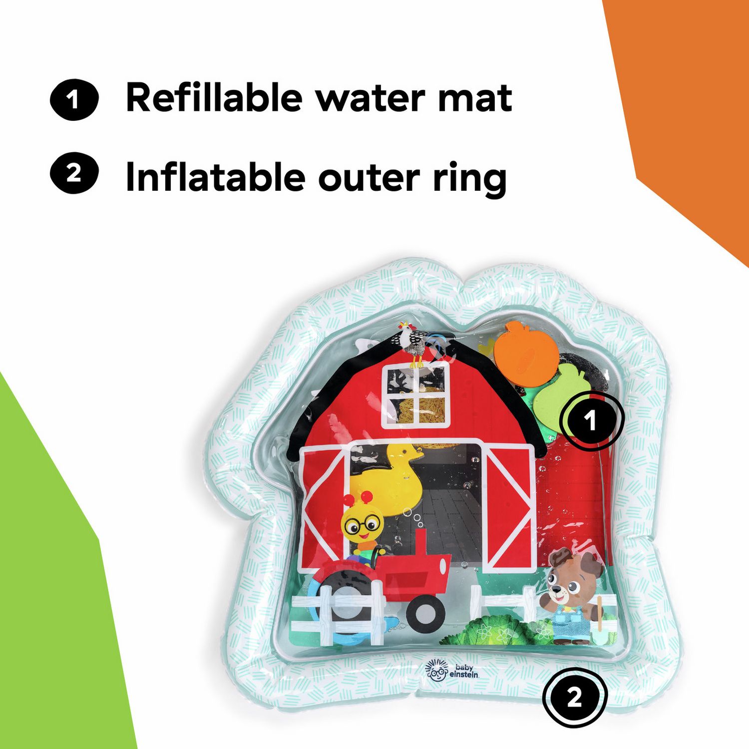 Baby Einstein Farm Explorer water playmat 58cm (British brand)