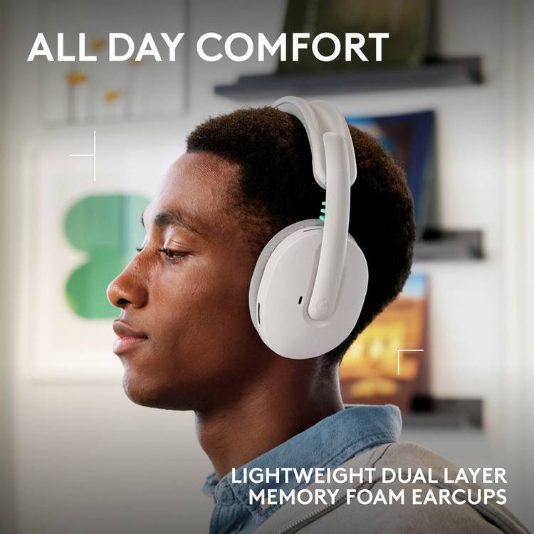 Logitech G325 LIGHTSPEED wireless gaming headset white, UK version