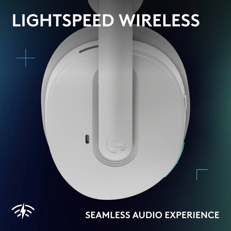 Logitech G325 LIGHTSPEED wireless gaming headset white, UK version