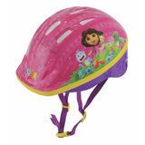 Dora multicolour kids bike helmet with air vents 48-52cm, UK version
