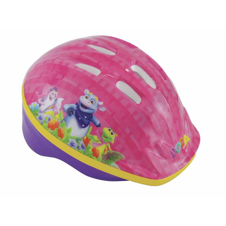 Dora multicolour kids bike helmet with air vents 48-52cm, UK version