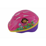 Dora multicolour kids bike helmet with air vents 48-52cm, UK version