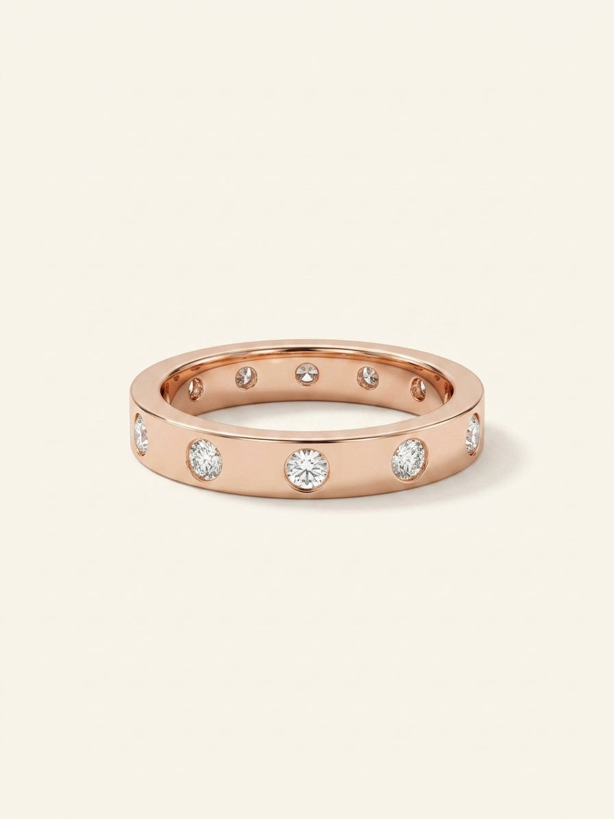 Cartier LOVE 18ct rose gold wedding ring 5.5mm - British product