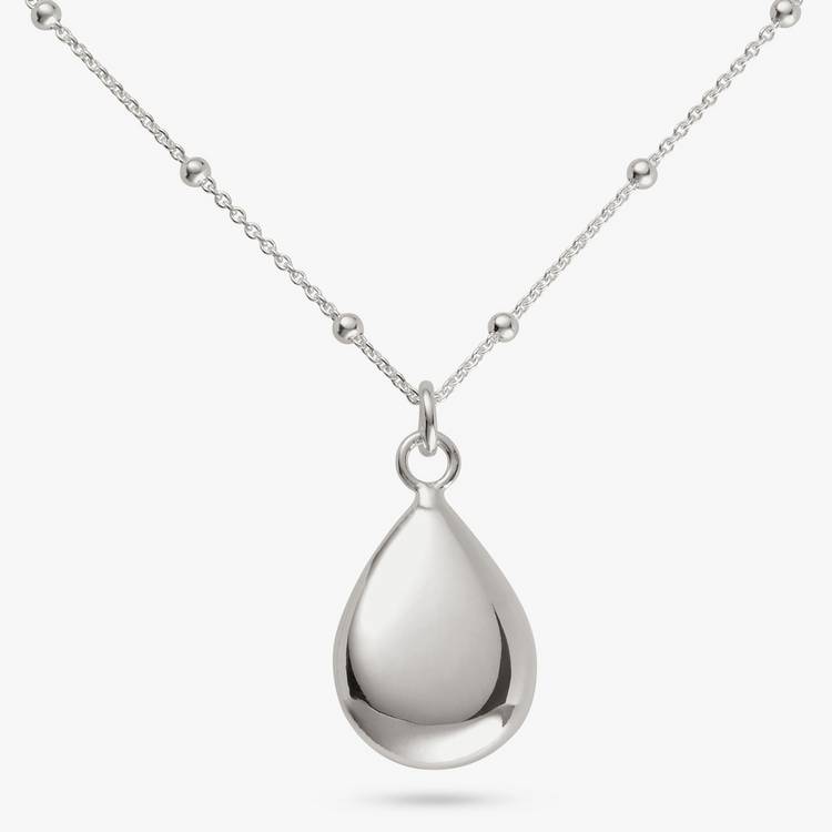 Revere sterling silver large teardrop pendant necklace, UK version
