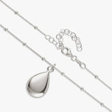 Revere sterling silver large teardrop pendant necklace, UK version