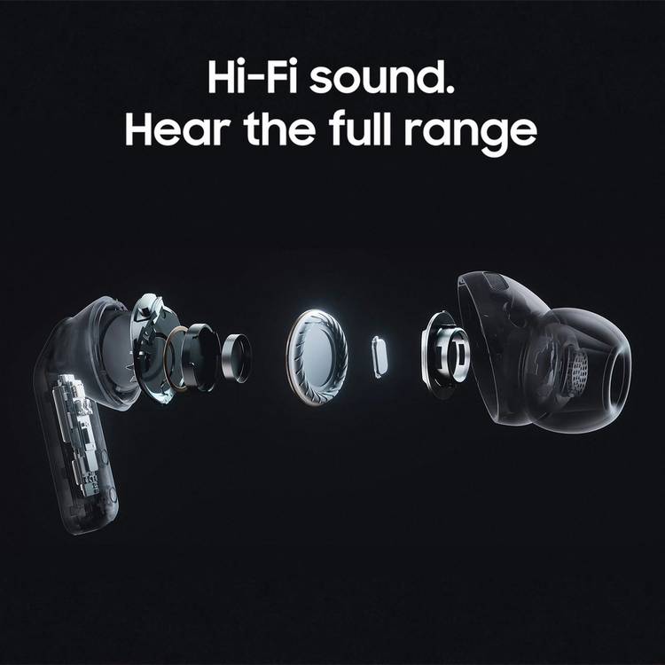 Samsung Galaxy Buds4 Pro true wireless earbuds white, imported from the UK