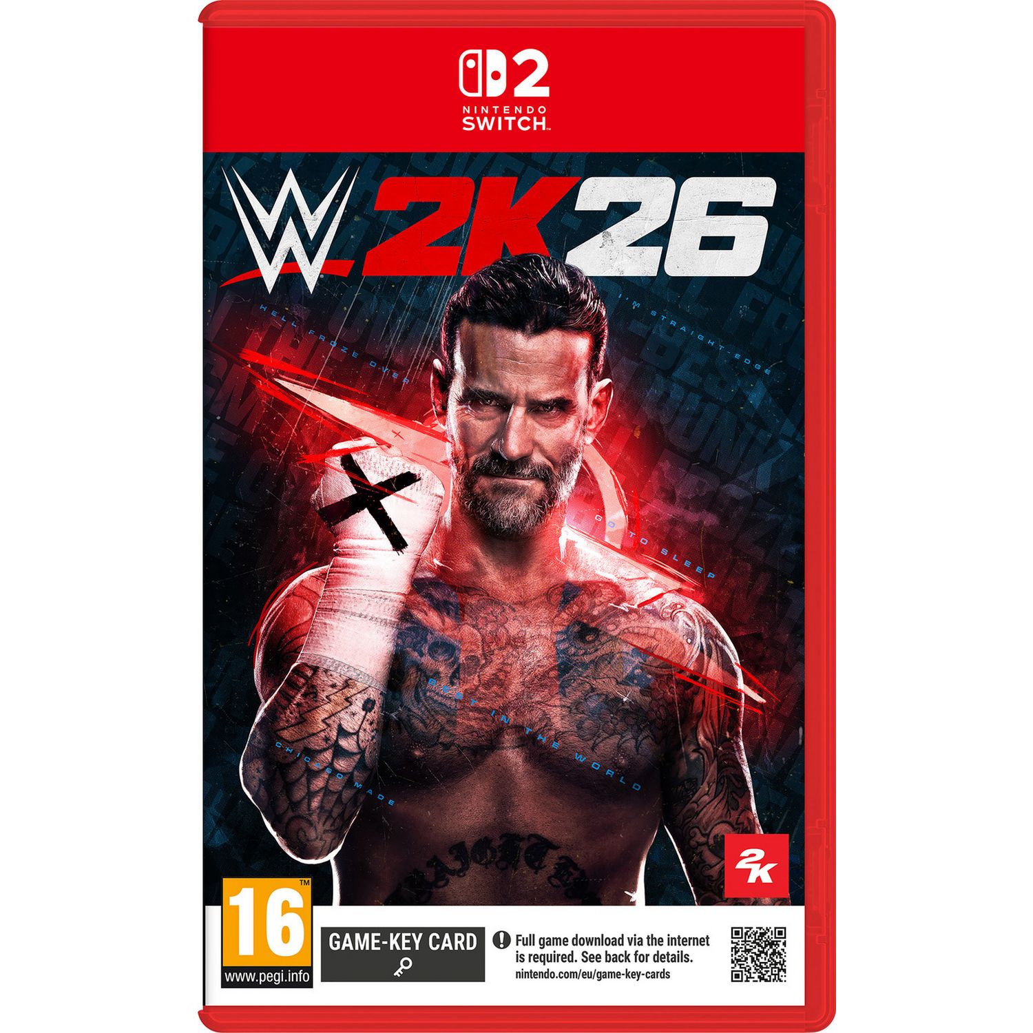 WWE 2K26 Nintendo Switch 2 game - British product