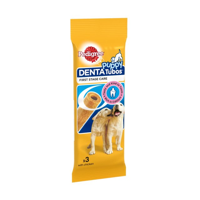 Pedigree Denta Tubo Puppy Dog Dental Treats    3 x 24g