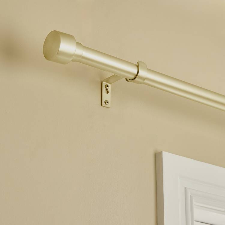 Argos Home metal stud gold curtain pole 165-300cm - British product