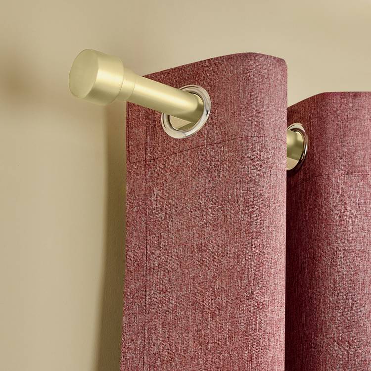 Argos Home metal stud gold curtain pole 165-300cm - British product