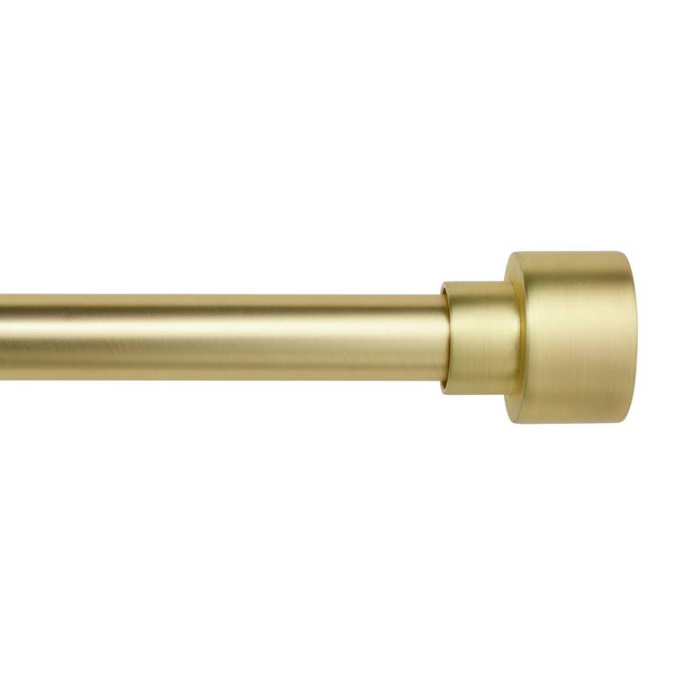 Argos Home metal stud gold curtain pole 165-300cm - British product