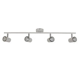 Argos Home 4-light bar light in matt white, imported from the UK