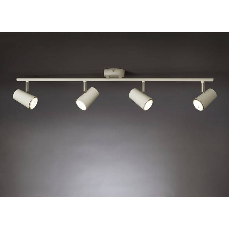 Argos Home 4-light bar light in matt white, imported from the UK