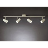 Argos Home 4-light bar light in matt white, imported from the UK