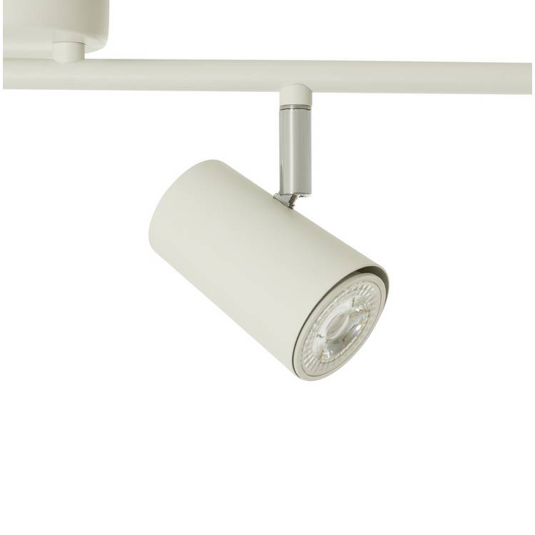 Argos Home 4-light bar light in matt white, imported from the UK