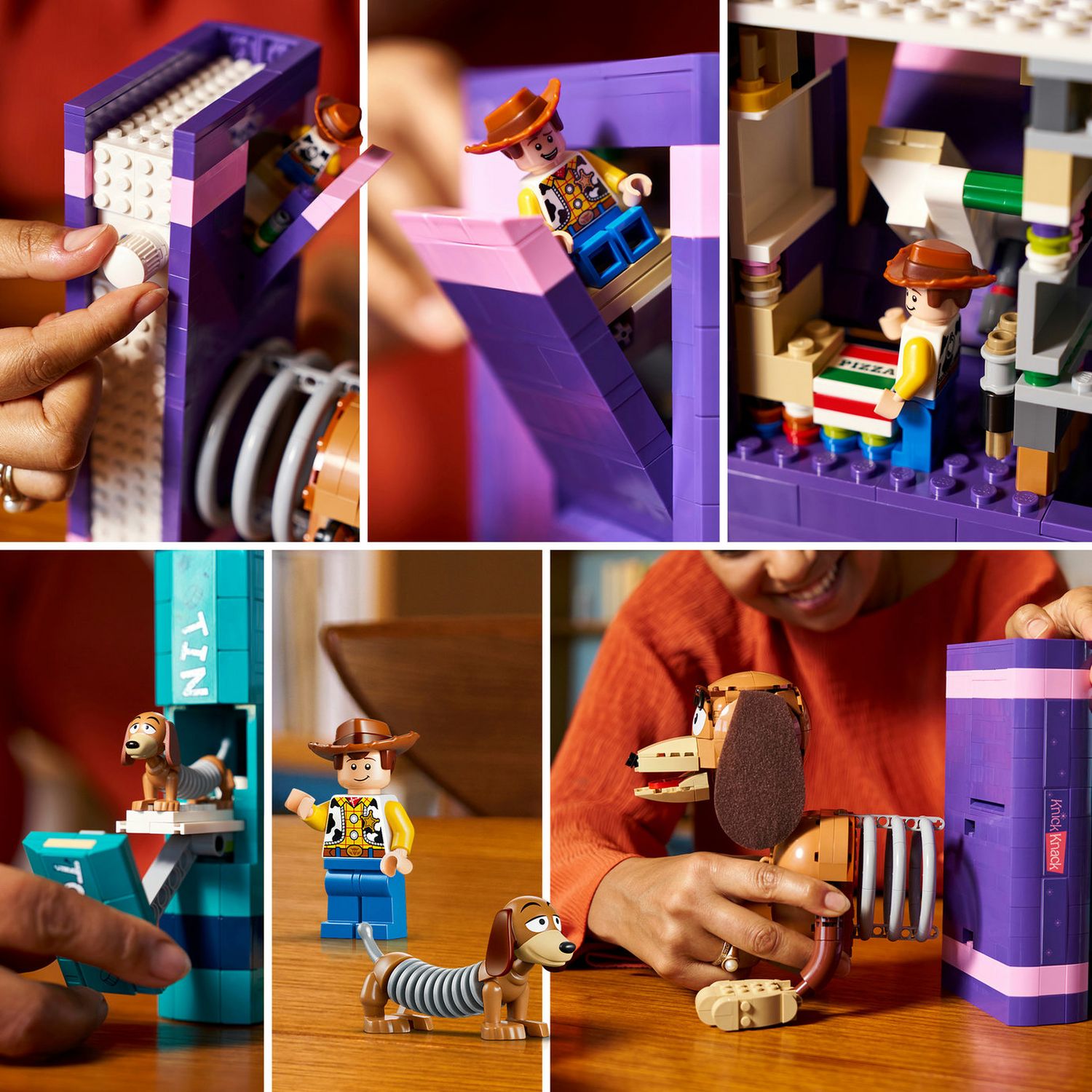 LEGO Toy Story Slinky Dog bookends 1311 pieces, imported from the UK