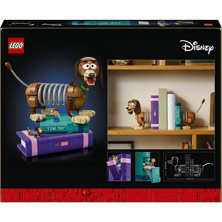 LEGO Toy Story Slinky Dog bookends 1311 pieces, imported from the UK