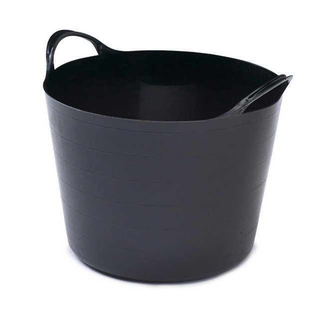 Whitefurze flexible tub black 14L, imported from the UK
