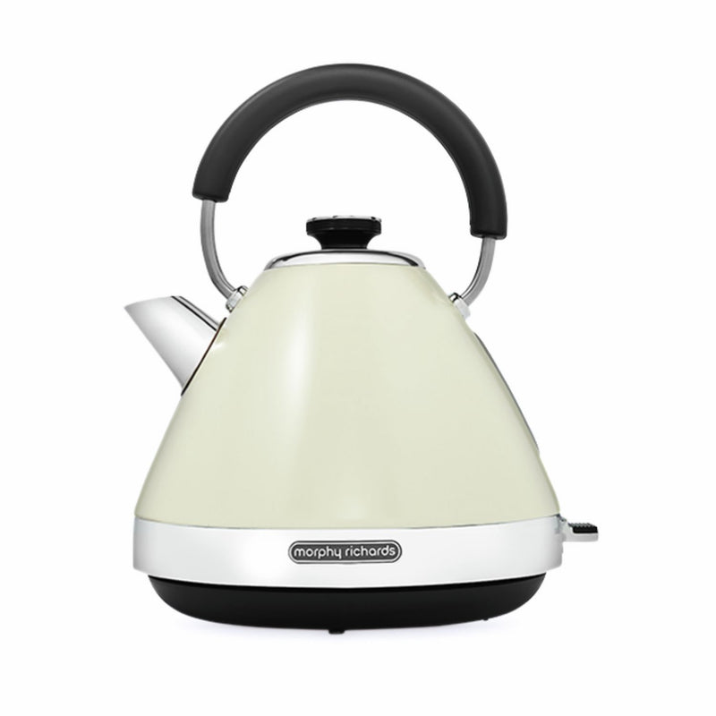 Morphy Richards Venture Pyramid kettle 1.5 litre cream - British product