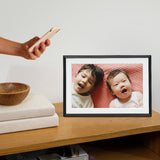 AURA Carver Mat black digital photo frame 10.1 inch, UK version