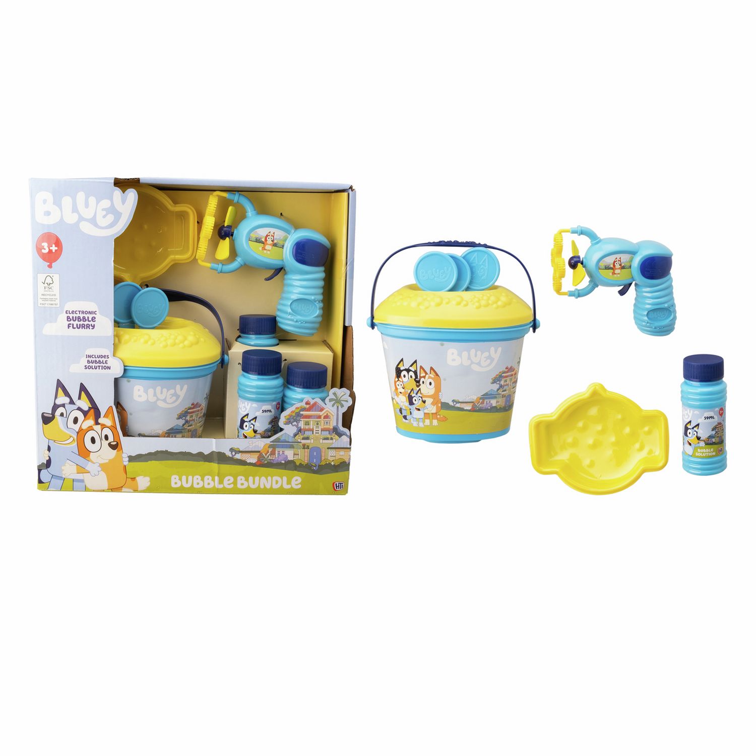 Bluey electronic bubble bundle set - British product