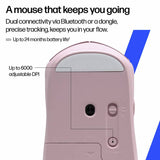 HP 400 quiet wireless mouse pink - British product