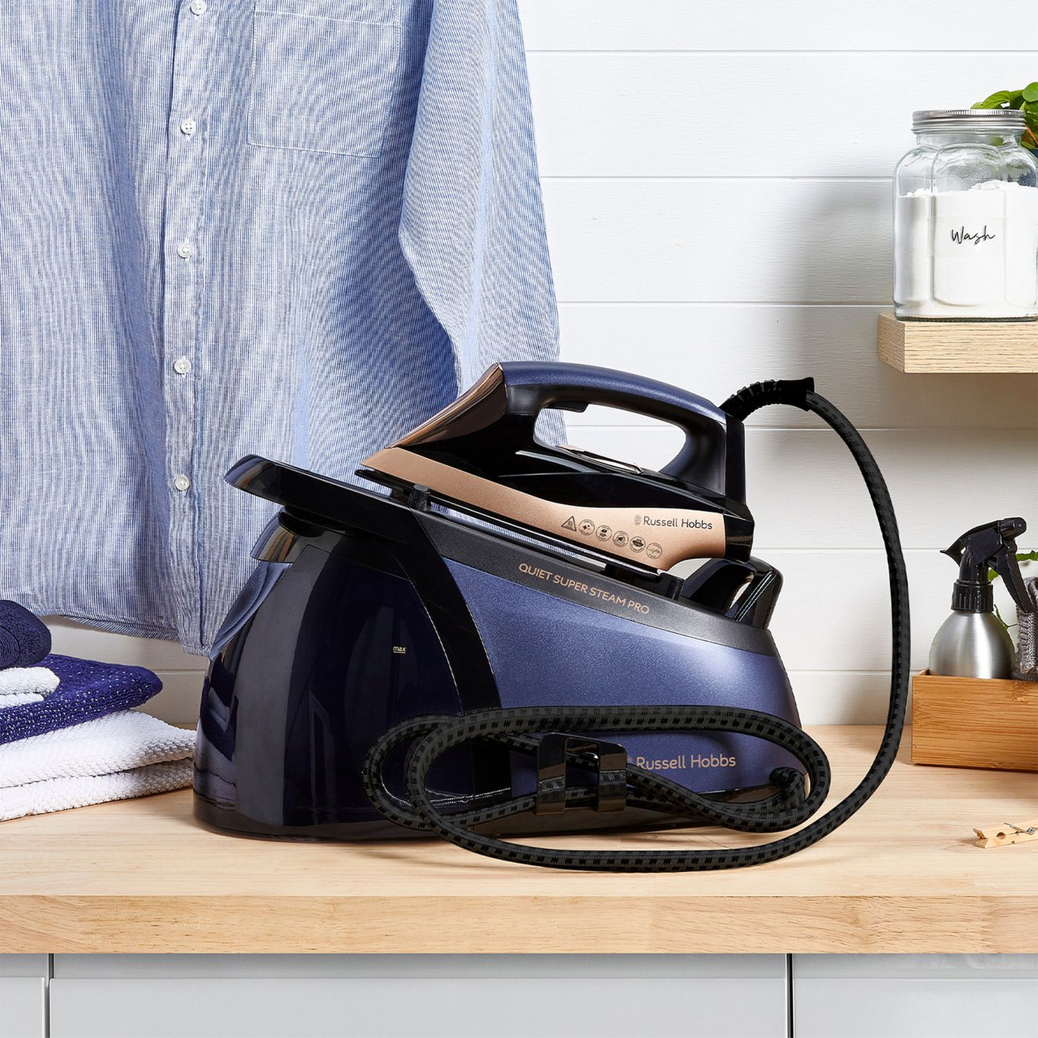 Russell Hobbs Quiet Super Steam Pro steam generator iron - British product