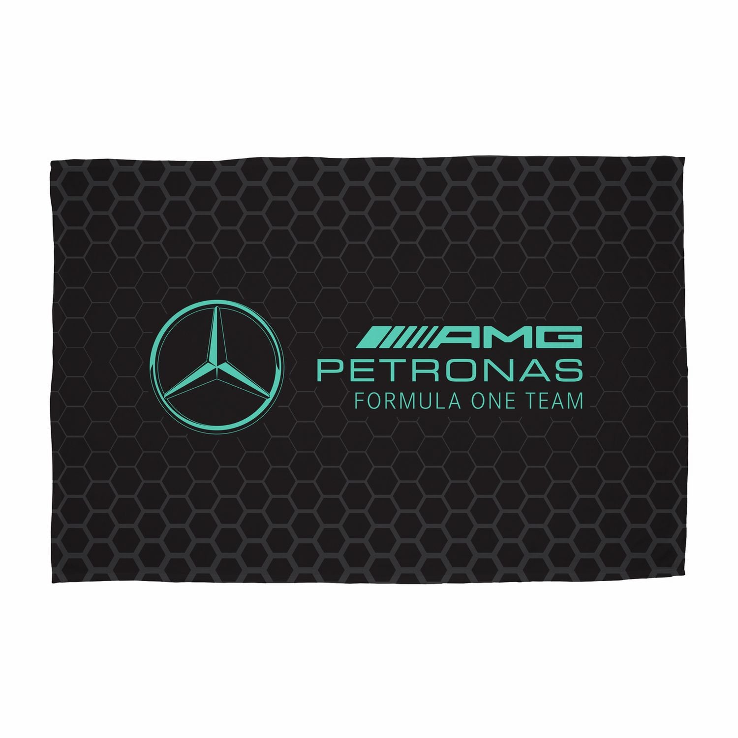 Mercedes F1 fleece throw black 150x100cm, UK version